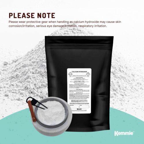2Kg Food Grade Calcium Hydroxide Powder FCC Hydrated Slaked Pickling Lime - Image 3