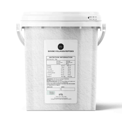600g Collagen Powder Bucket Bovine Protein Peptide Supplement Unflavoured
