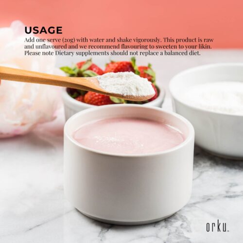 400g Collagen Powder Bovine Hydrolysate Protein Peptide Supplement Unflavoured - Image 6