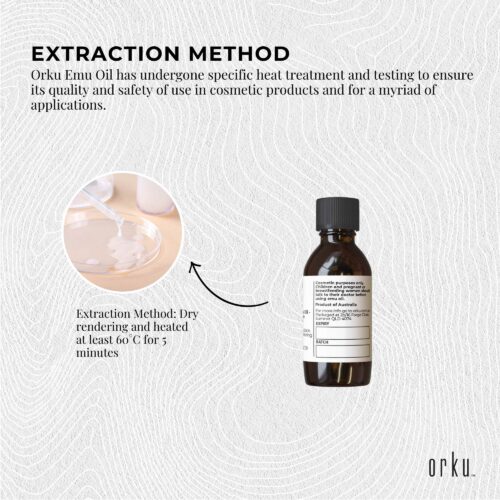 Orku 10ml Pure Emu Oil Natural Undiluted Australian Dromaius Novaehollandiae - Image 3