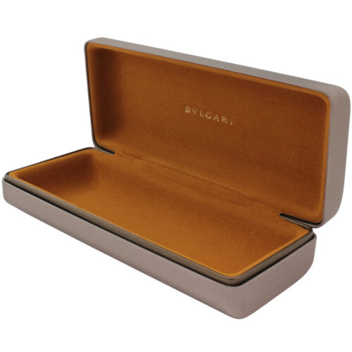 BVLGARI Vintage Eyewear Case Gold Clamshell Italian Designer Small Sunglasses - Image 2
