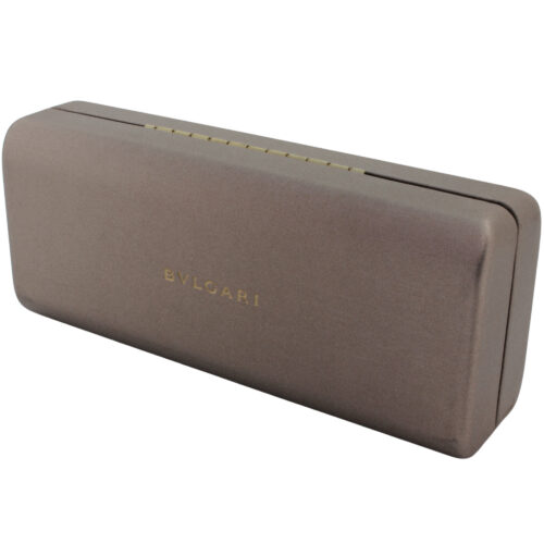 BVLGARI Vintage Eyewear Case Gold Clamshell Italian Designer Small Sunglasses