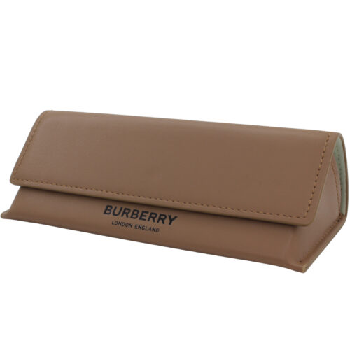 Burberry Designer Eyewear Case Small Brown Sunglasses Protection Womens Mens - Image 4
