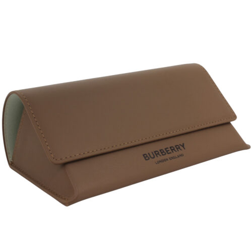 Burberry Designer Eyewear Case Large Brown Sunglasses Protection Womens Mens - Image 3