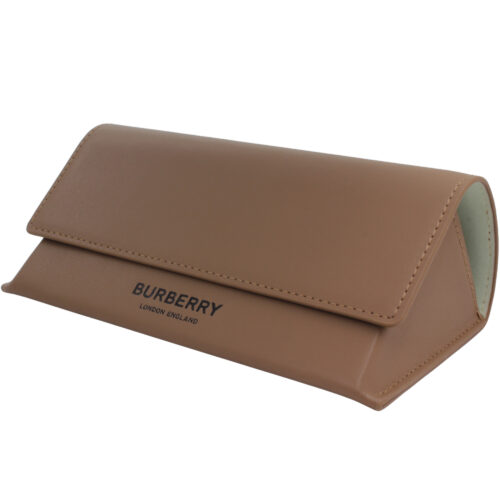 Burberry Designer Eyewear Case Large Brown Sunglasses Protection Womens Mens - Image 4