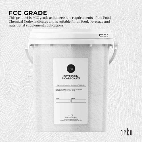 1.3Kg Organic Potassium Bicarbonate Powder Tub Food Grade FCC for Brewing Baking - Image 5
