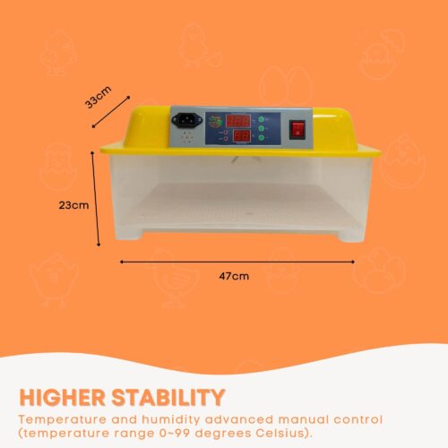 Electric 24 Egg Incubator Accessories Hatching Eggs Chicken Quail Duck - Image 3