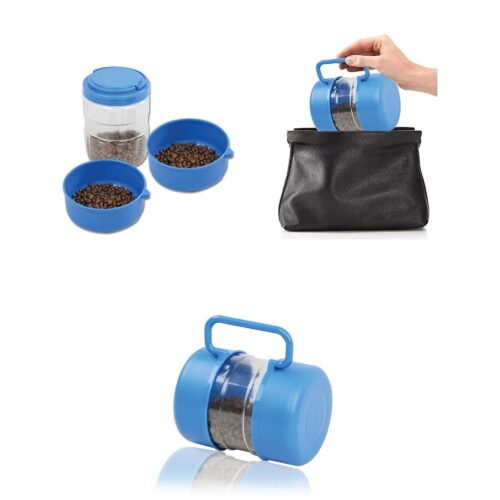 3 In 1 Pet Travel Food Water Bowl Set Dog Cat Portable Feeding Carry Container - Image 6
