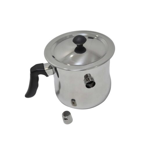 Bee Wax Melter Pot 1.4L Stainless Steel Double Boiler Candle Making Beekeeping