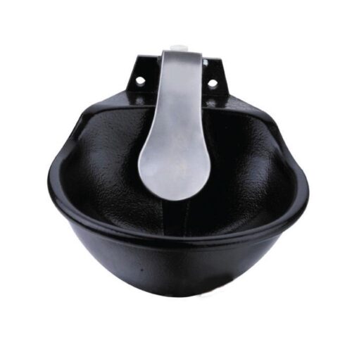 25cm Cattle Drinking Bowl Iron Cast Mounted Automatic Water Cow Horse Trough