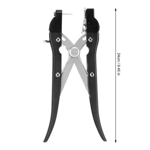 Ear Tag Applicator Plier Case Alloy Livestock Animal Cattle Punch Tagger - Image 3
