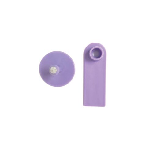100x Cattle Ear Tags 5x2cm Purple Cow Sheep Pig Small Animal Livestock Label Tag - Image 2