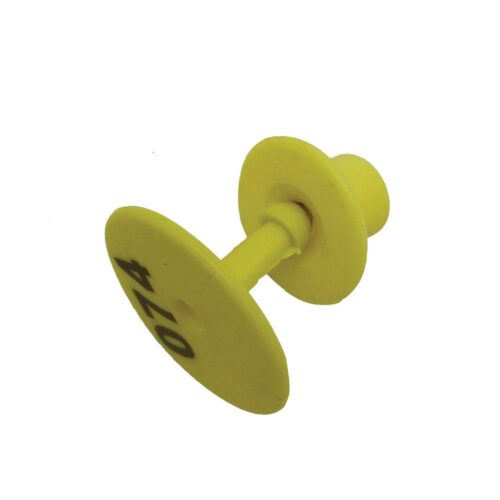 1-100 Cattle Number Ear Tags Set Round Yellow Pig Sheep Goat Livestock Label - Image 3