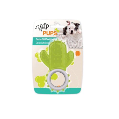 Puppy Teething Toy Cactus Dog Dental Gel Cold Chew Non Toxic AFP