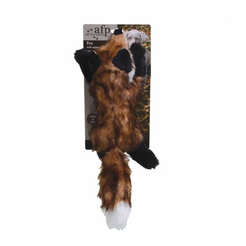 Dog Plush Toy Fox Squeaky Interactive Large Life Like Pet Puppy Play