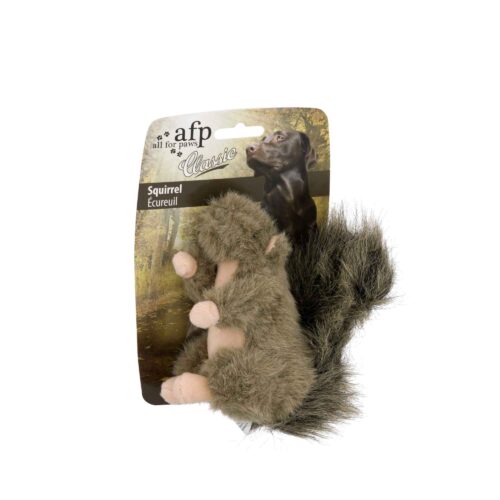 Dog Plush Toy Squirrel Squeaky Interactive Small Life Like Pet Puppy Play