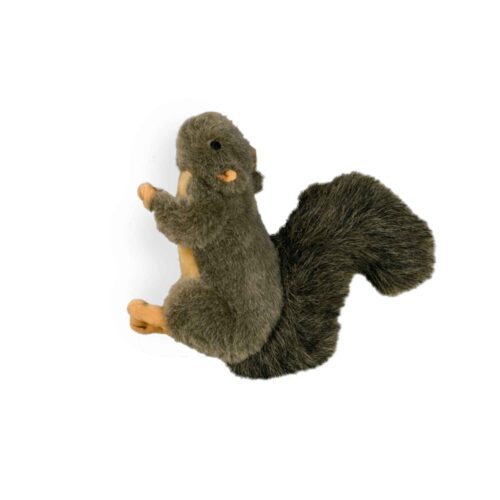 Dog Plush Toy Squirrel Squeaky Interactive Small Life Like Pet Puppy Play - Image 2