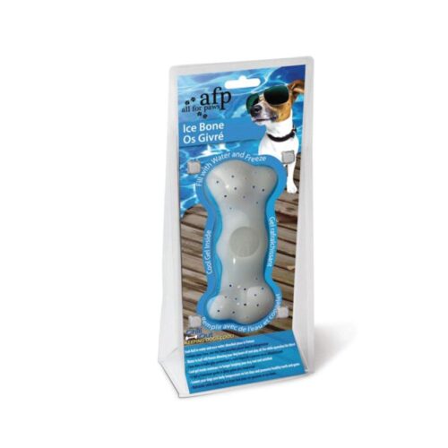 Dog Freezable Bone Ice Chill Out Cooling Gel Teething Gum Toy Chews AFP