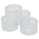 10x 3ml Lip Balm Containers Jars Lids Small Cosmetic Cream Sample Pot