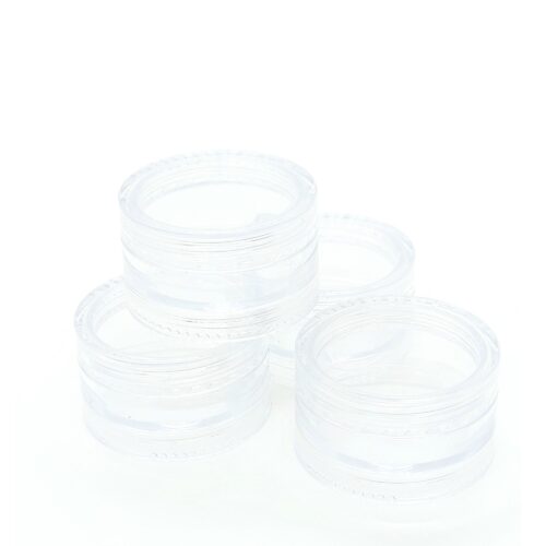 10x 3ml Lip Balm Containers Jars Lids Small Cosmetic Cream Sample Pot - Image 4