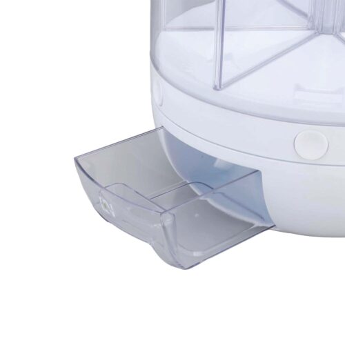 6 Grid Rotating Food Grain Dispenser 7.2L Large Compartment Storage Container - Image 9