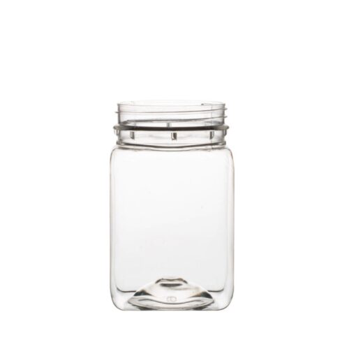 10x 250g Plastic Honey Jars Lids Square Clear Food Grade Packaging Containers - Image 3