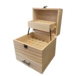 59 Slots Essential Oils Storage Box Wooden 3-Tier Bottle Holder
