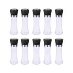 10x 180ml Glass Salt or Pepper Grinder 18cm Adjustable Ceramic Core Tall Mill