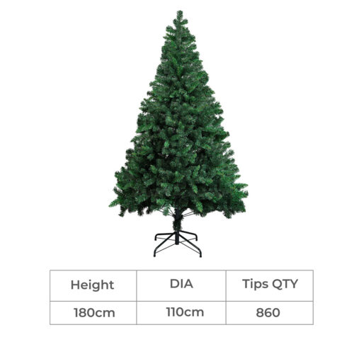 SANTACO 1.8M Christmas Tree with Stand - Image 3