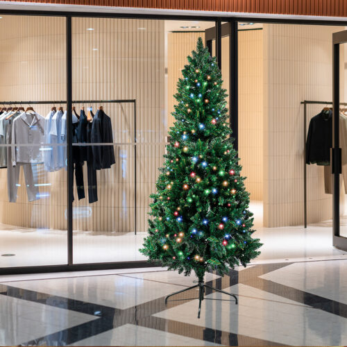 SANTACO Prelit Slim Pencil Christmas Tree 2.1M - Image 7