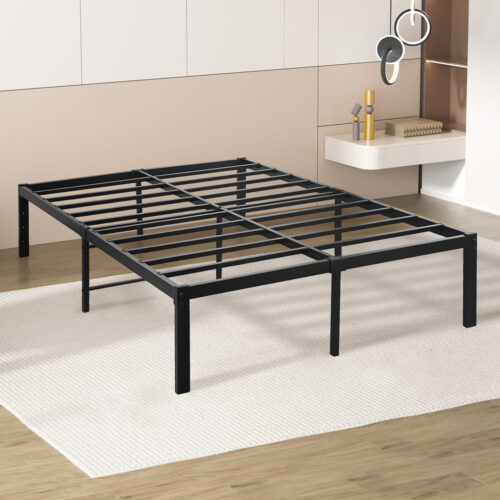 Levede Metal Bed Frame Heavy Duty Storage Space - Image 8