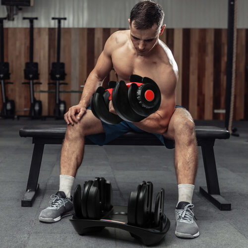 Centra 24kg Adjustable Dumbbell Set Home Gym - Image 8