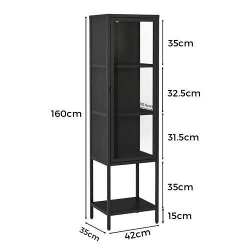 Stacked Glass Display Cabinet Collections Storage - Image 3