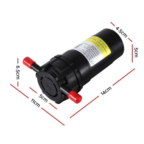Water Pump 12V Pressure Shower Pump Caravan Camping Boat Car Garden 4LPM - Image 2