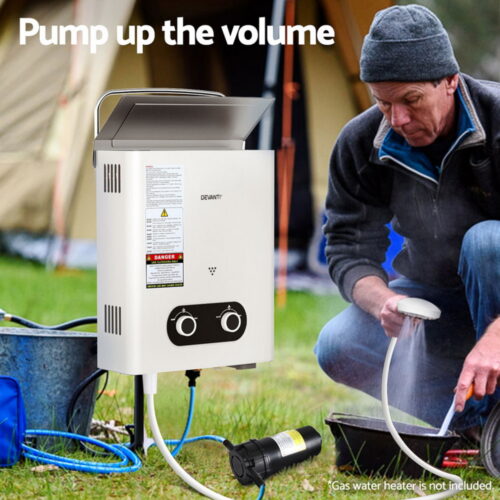 Water Pump 12V Pressure Shower Pump Caravan Camping Boat Car Garden 4LPM - Image 4