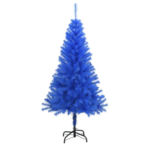 Artificial Christmas Tree with Stand Xmas Decor Blue 150cm PVC - Image 2