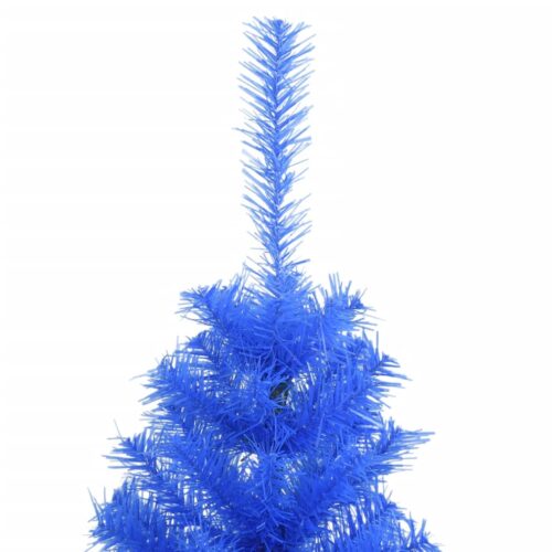Artificial Christmas Tree with Stand Xmas Decor Blue 150cm PVC - Image 3