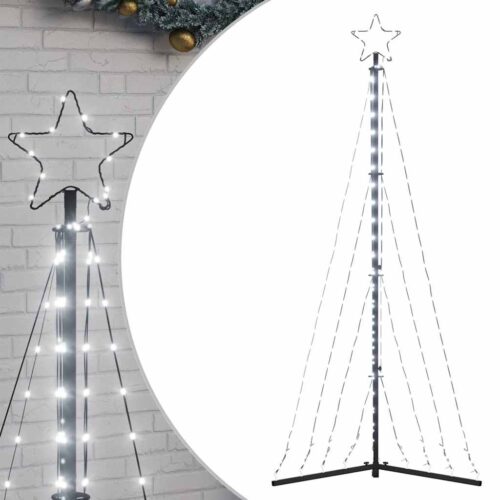 Christmas Tree Light 339 LED Lights Xmas Decor Cold White 182cm - Image 2