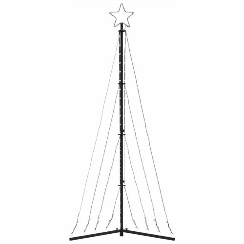 Christmas Tree Light 339 LED Lights Xmas Decor Cold White 182cm - Image 5