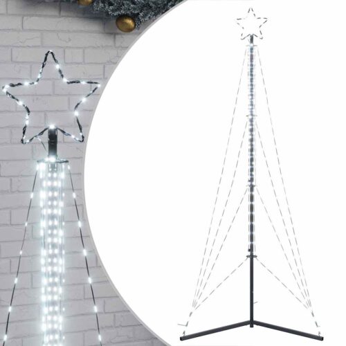 Christmas Tree Light 483 LED Lights Xmas Decor Cold White 240cm - Image 2