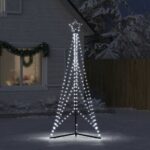 Christmas Tree Light 483 LED Lights Xmas Decor Cold White 240cm