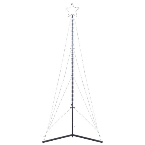 Christmas Tree Light 483 LED Lights Xmas Decor Cold White 240cm - Image 5