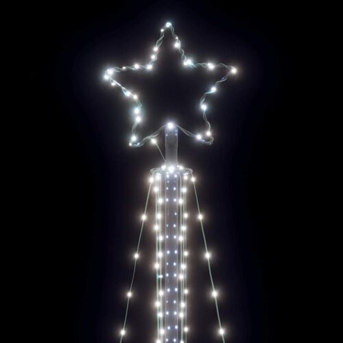 Christmas Tree Light 483 LED Lights Xmas Decor Cold White 240cm - Image 10