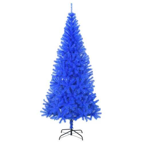 Artificial Christmas Tree with Stand Xmas Decor Blue 240cm PVC - Image 2