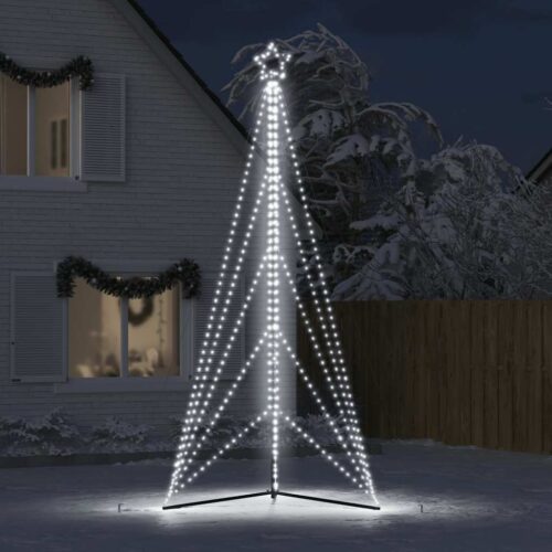 Christmas Tree Light 615 LED Lights Xmas Decor Cold White 404.5cm