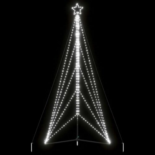 Christmas Tree Light 615 LED Lights Xmas Decor Cold White 404.5cm - Image 13
