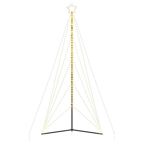 Christmas Tree Light 615 LED Lights Xmas Decor Warm White 404.5cm - Image 5