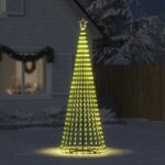 Christmas Tree Light Cone 475 LED Lights Xmas Decor Warm White 250cm