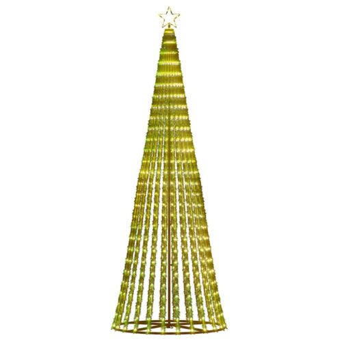 Christmas Tree Light Cone 475 LED Lights Xmas Decor Warm White 250cm - Image 5