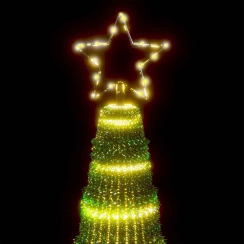 Christmas Tree Light Cone 475 LED Lights Xmas Decor Warm White 250cm - Image 10